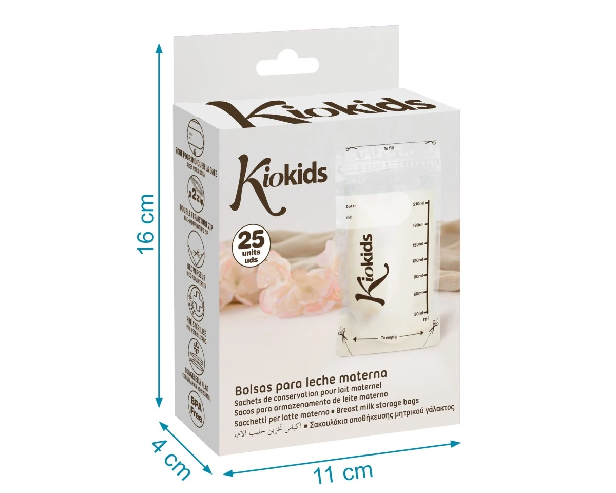 Bolsas de almacenamiento de leche materna 25uds